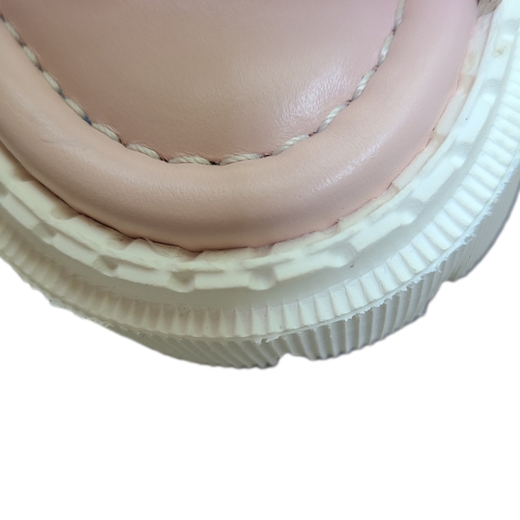 LORIBLU Made In Italy Pink Ankle Strappy Leather Sandal Beaded 38IT, 7.5US - Picture 8 of 10